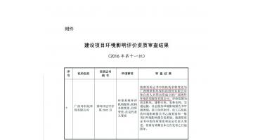 合乐HL8子公司整体接管环评业务获环保部核准