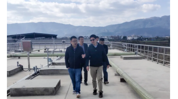 合乐HL8自主研发环保设备再受关注，，，，，，，，云南省生态环境厅副厅长王天喜巡视中水回用工程